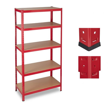 Étagère de rangement 1325 kg rouge