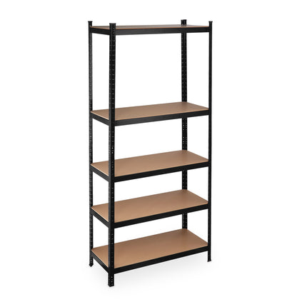 Étagère de rangement 220 cm de hauteur, noire