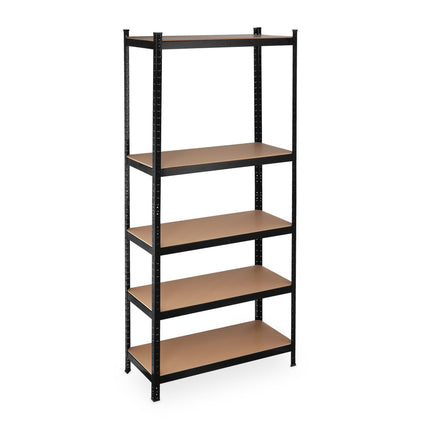 Étagère de rangement 220 cm de hauteur, noire