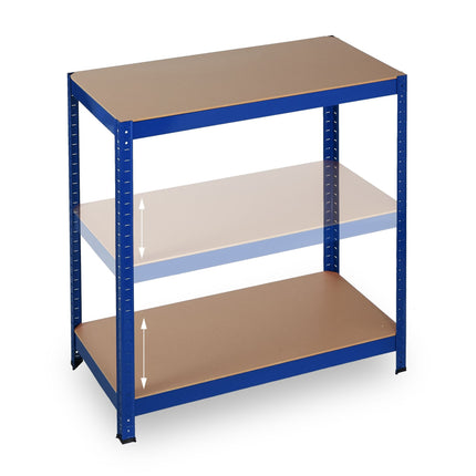 Étagère de rangement bleue
