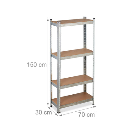 Étagère de rangement à 4 étagères