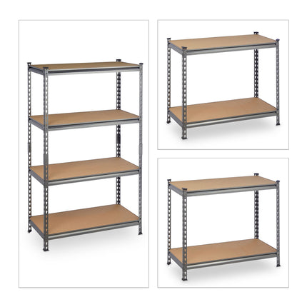 Étagère de rangement à 4 étagères