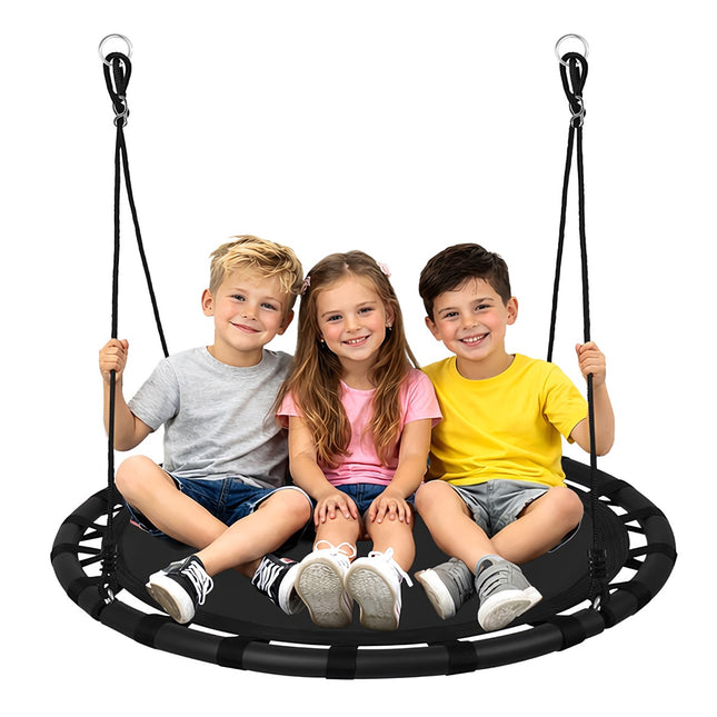 Balançoire nid de cigogne 100 cm noire