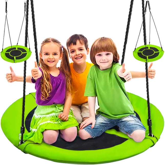 Storchennestschaukel 100 cm grün-schwarz 23514 
