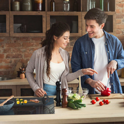 Cuisinière avec plaque de cuisson