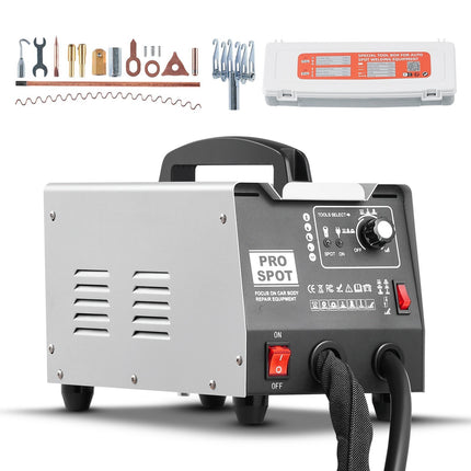 Stud Welder Dent Puller Kit, 1800W, 7 Welding Modes, Toolbox