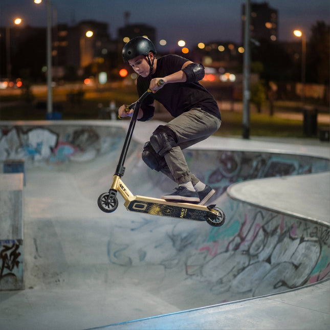 Stunt-Scooter, 110 mm PU-Rollen, ABEC7 Lager