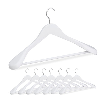 Cintres pour costumes avec large support d'épaule, lot de 8