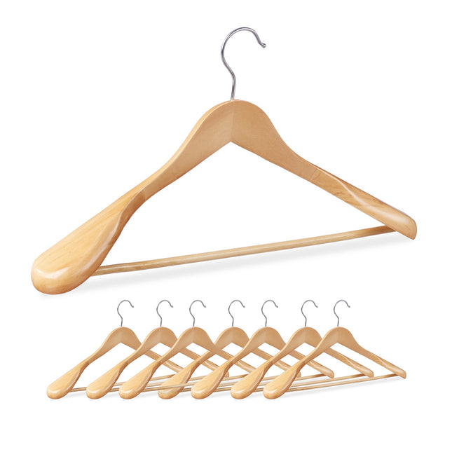 Cintres pour costumes avec large support d'épaule, lot de 8