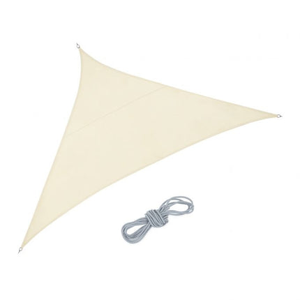 Sonnensegel Polyester dreieckig beige