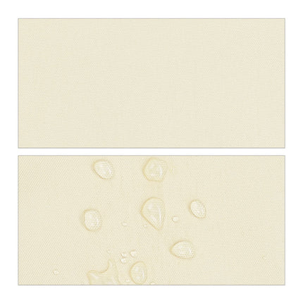 Voile d'ombrage triangulaire en polyester beige