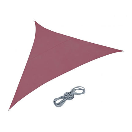 Sonnensegel Polyester dreieckig burgund