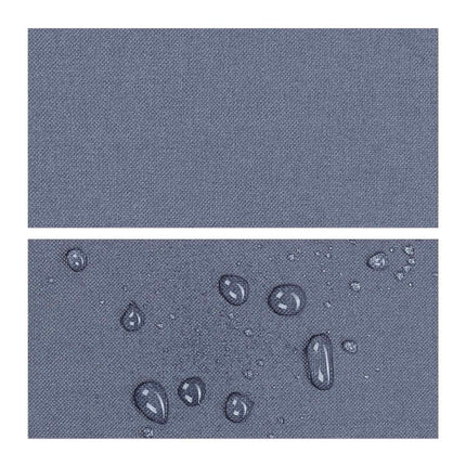 Voile d'ombrage triangulaire en polyester gris foncé