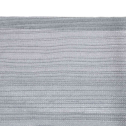 Voile d'ombrage rectangulaire en polyéthylène gris clair
