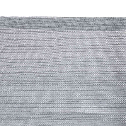 Voile d'ombrage carré en polyéthylène gris clair
