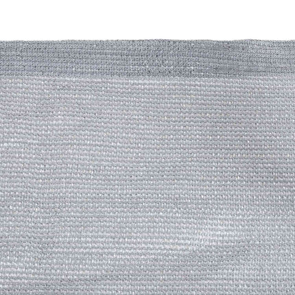 Voile d'ombrage carré en polyéthylène gris clair