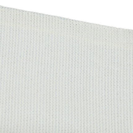 Voile d'ombrage triangulaire en polyéthylène blanc