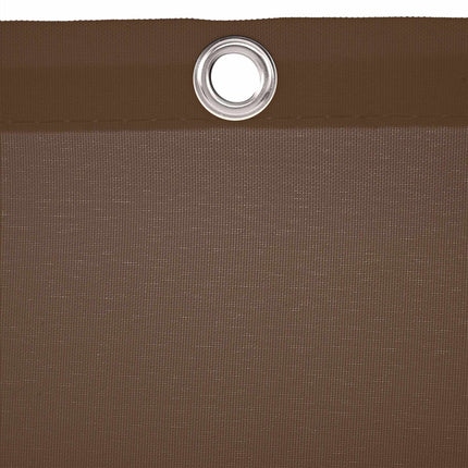 Voile d'ombrage rectangulaire marron