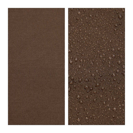 Voile d'ombrage rectangulaire marron