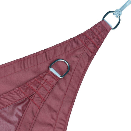 Voile d'ombrage rectangulaire bordeaux