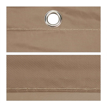 Voile d'ombrage rectangulaire marron café