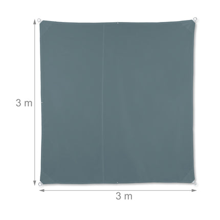 Voile d'ombrage rectangulaire bleu foncé