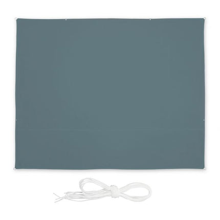 Voile d'ombrage rectangulaire gris