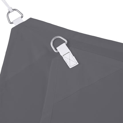 Voile d'ombrage rectangulaire gris
