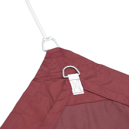 Voile d'ombrage rectangulaire marron