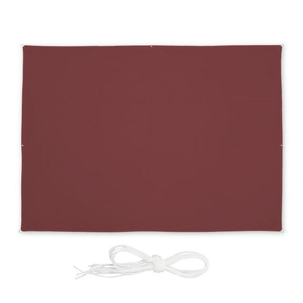 Voile d'ombrage rectangulaire jaune