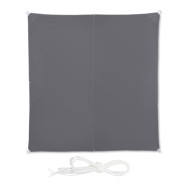 Voile d'ombrage carré gris