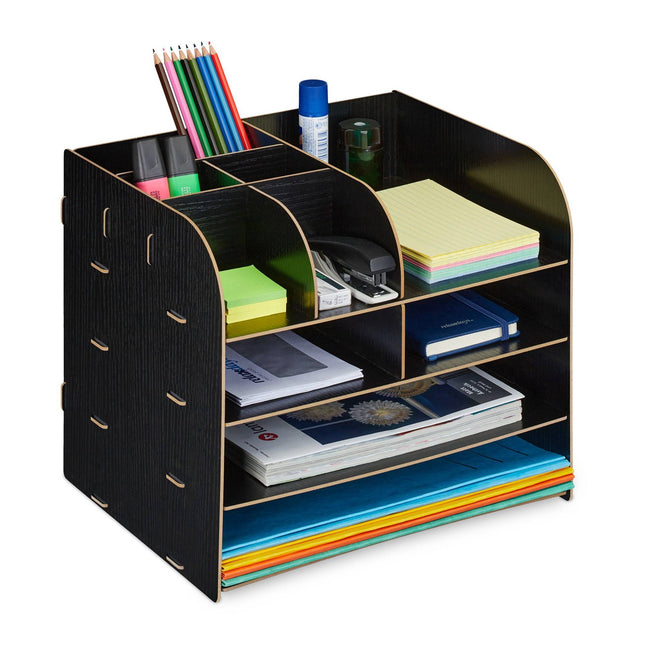 Organiseur de bureau avec compartiments de rangement