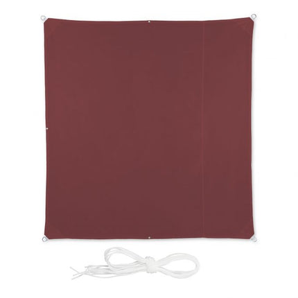 Voile solaire carrée marron