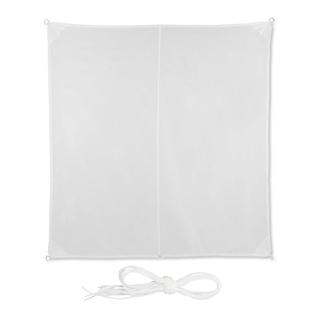 Voile d'ombrage carré blanc