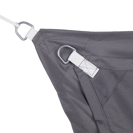 Voile d'ombrage trapézoïdale grise