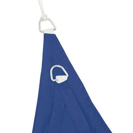 Voile d'ombrage triangulaire bleu foncé