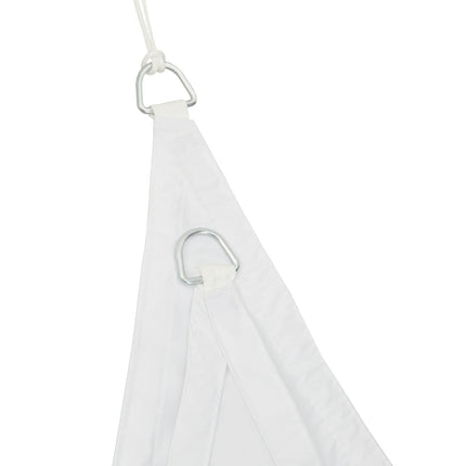 Voile d'ombrage triangulaire blanc