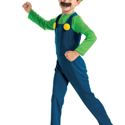 Déguisement Super Mario Luigi, 7-8 ans