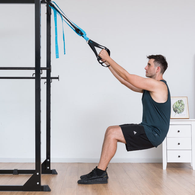 Sangles d'entraînement en suspension, réglables jusqu'à 180 kg, sac de transport inclus