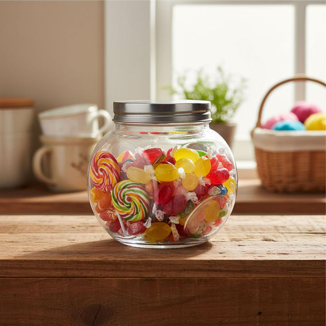 Ensemble de 6 bocaux à bonbons, récipients en verre de 480 ml