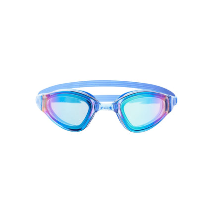Lunettes de natation, antibuée, protection UV, bleu/arc-en-ciel