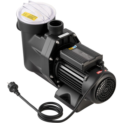Swimming Pool Pump 1300W, 28,800 L/H, 24-Hour Timer, Filter Basket