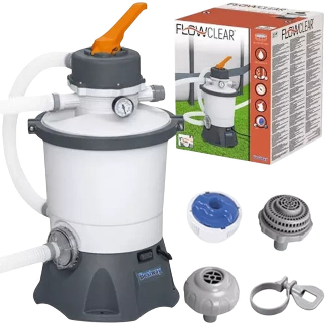 Pompe à sable pour piscine 3028 L/h, puissance 85 W