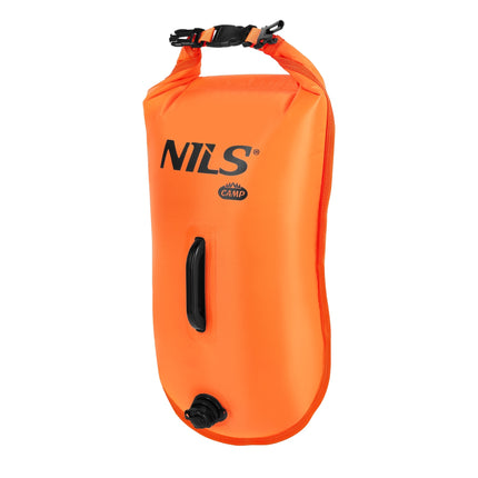 Schwimmboje mit 28-Liter-Trockensack, Rucksack