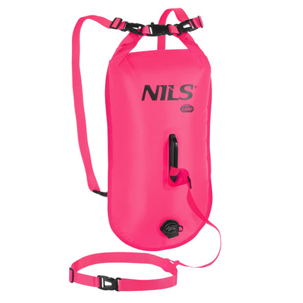 Schwimm-Sicherheitsboje mit 28-Liter-Trockentasche, Rucksack
