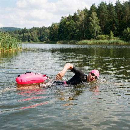 Schwimm-Sicherheitsboje mit 28-Liter-Trockentasche, Rucksack