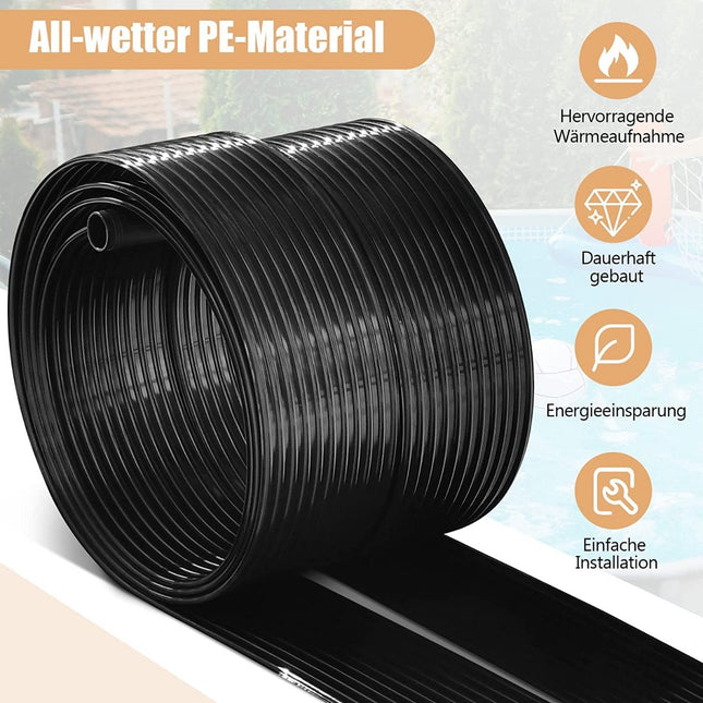 Chauffage de piscine 600 x 75 cm panneaux solaires pour piscines enterrées et hors sol de 25 800 L