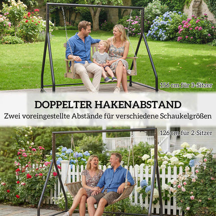 Schaukelgestell, 360 kg Tragfähigkeit, Stahl, 2-3 Sitzer