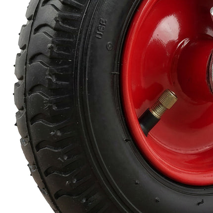 Lot de 2 roulettes pivotantes avec frein et pneus pneumatiques