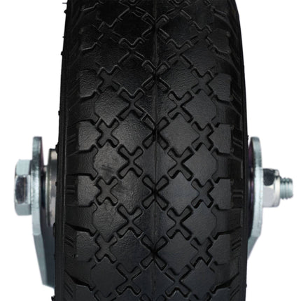Lot de 2 roulettes pivotantes avec pneus pneumatiques